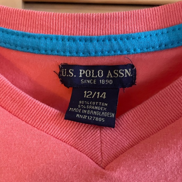 Vintage U.S. Polo Assn shirt 12/14 womens - Picture 3 of 3